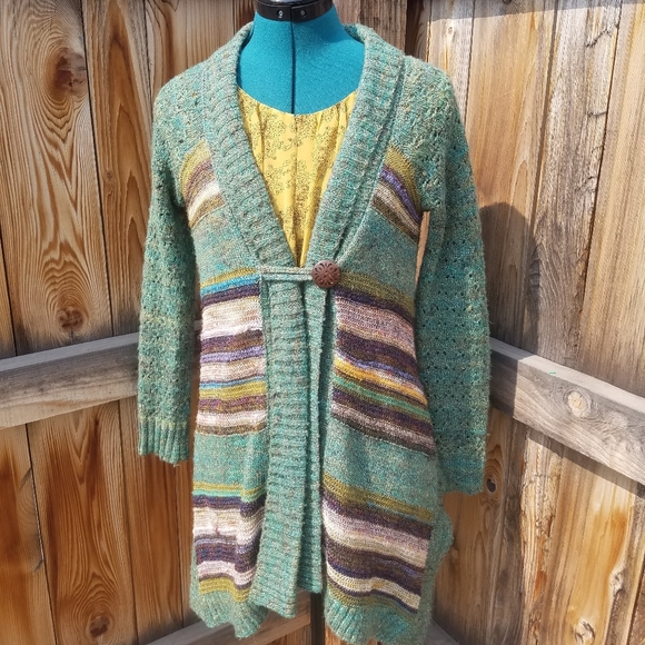 BKE Sweaters - BKE oversized high low boho cardigan sweater